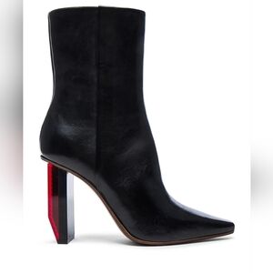 VETEMENTS Reflector Leather Ankle Boots 38